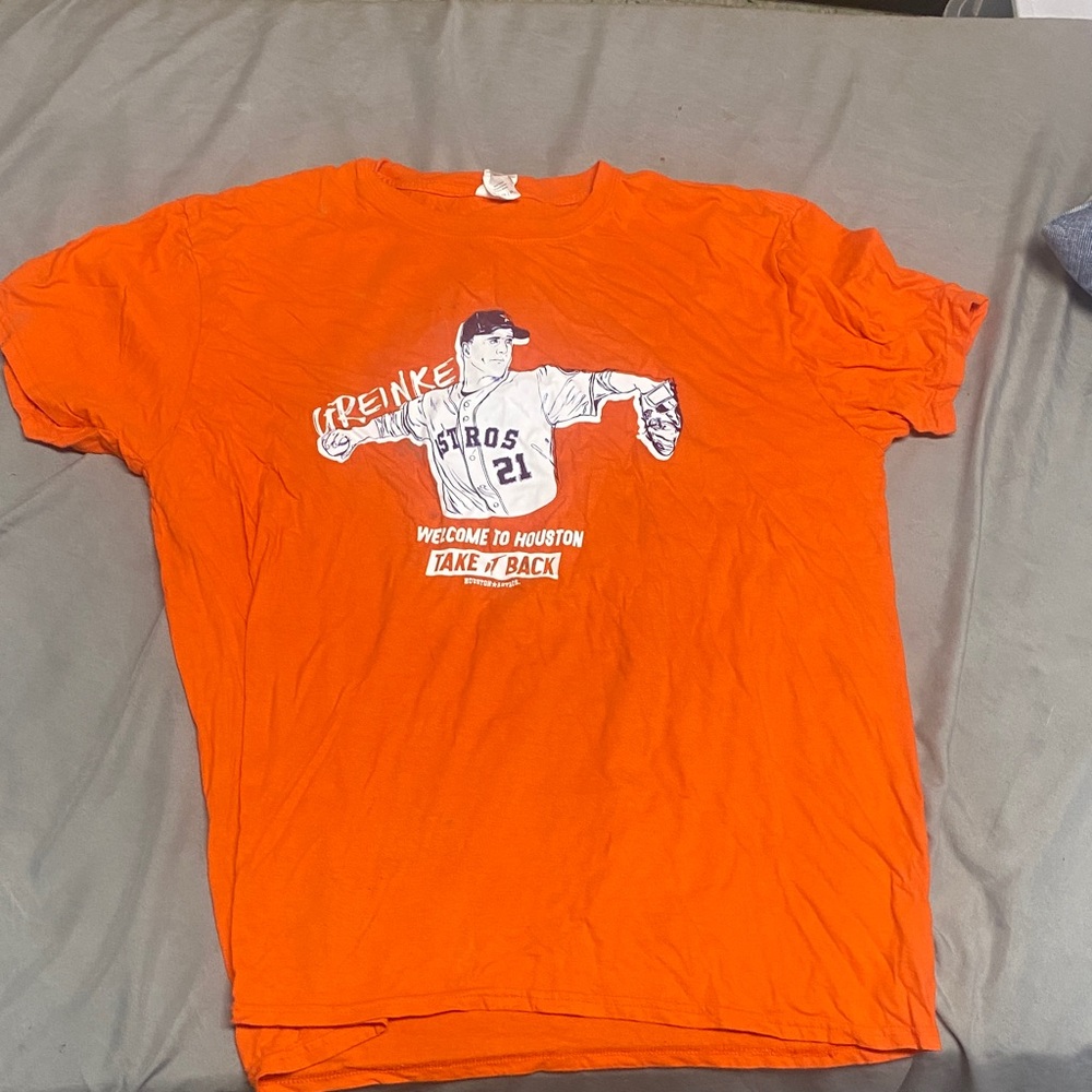 Gildan Bright Orange Graphic Tee